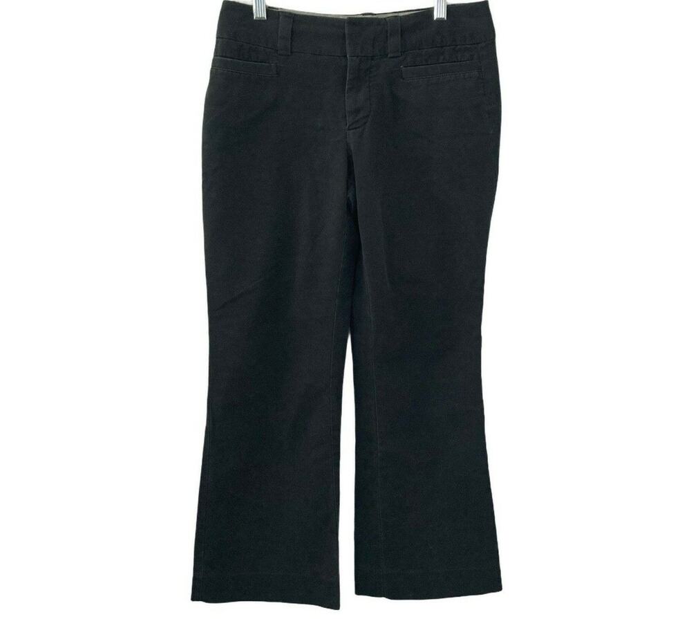 Gap Pants Womens 6 Curvy Ankle Black Stretch Career Casual